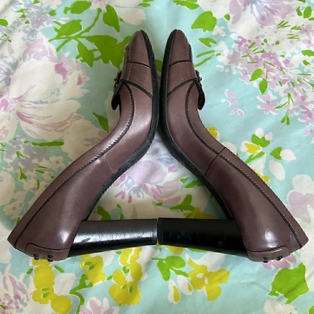 Tod’s Jodie Buckle Heels Purple - 39.5